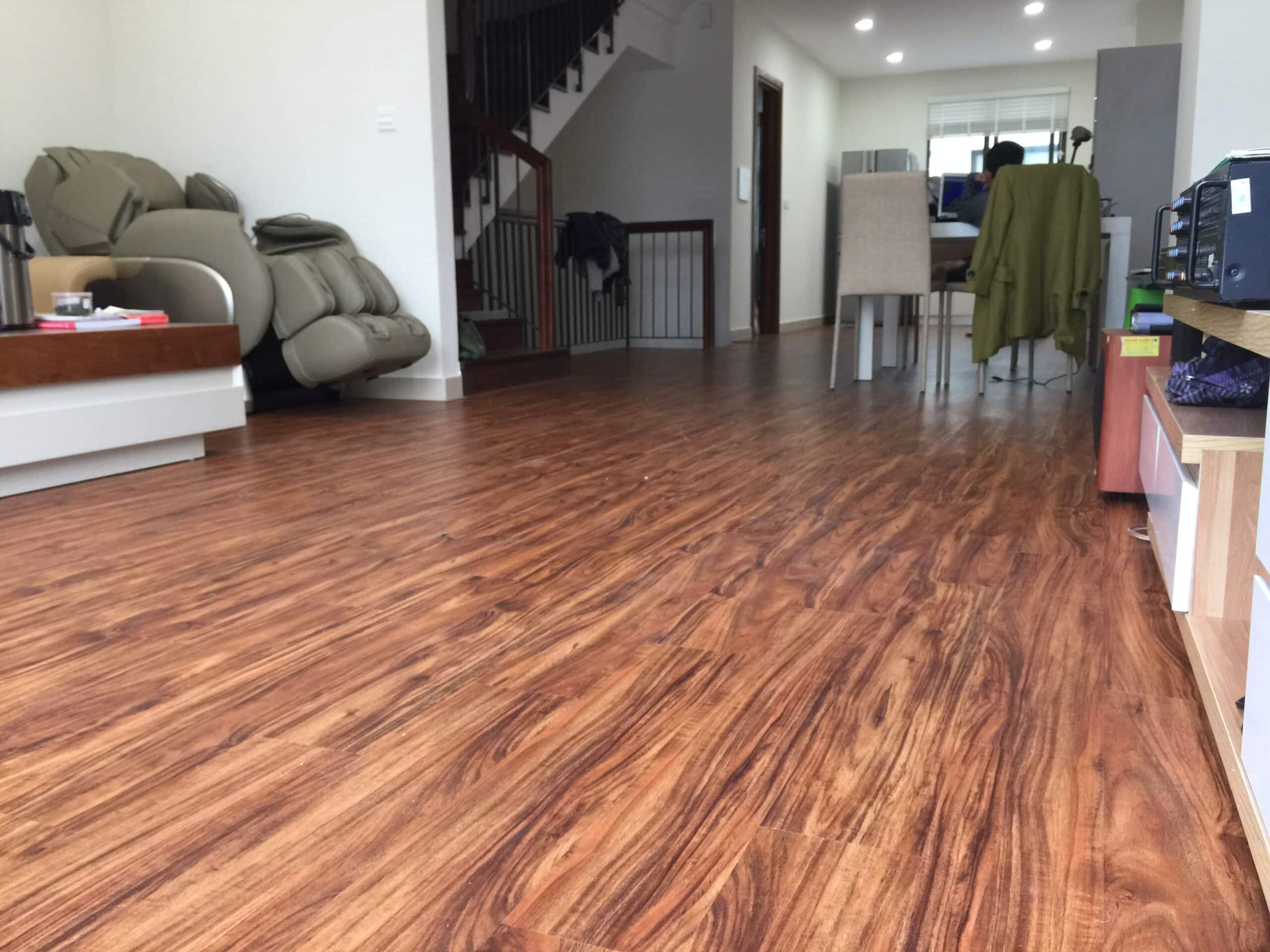 Công trình sàn nhựa anh Tùng 2| Sàn Nhựa Xinh