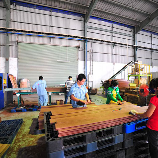 Sản xuất sàn nhựa tại Hàn Quốc