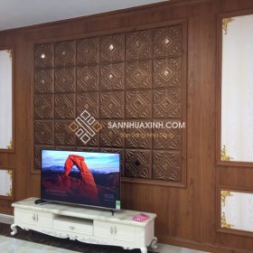 Công Trình Tấm Ốp Tường PVC Giả Gỗ 1