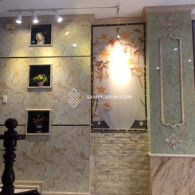 Công Trình Tấm Ốp Tường PVC Giả Đá Hộ Gia Đình 4