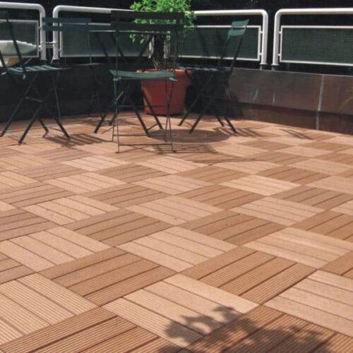 Vỉ gỗ nhựa ngoài trời awood DT01 Wood