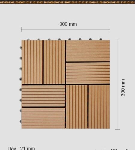 Vỉ gỗ nhựa ngoài trời Awood DT02 Wood