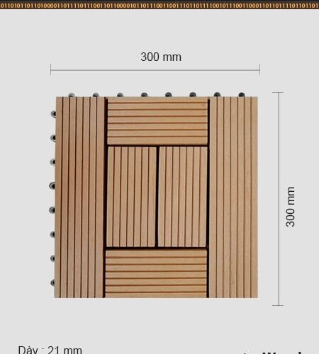 Vỉ gỗ nhựa ngoài trời Awood DT06 Wood