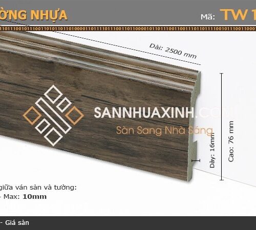 Len Tường Nhựa TW104