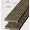 Thanh Lam Gỗ Nhựa AWood-AB71x10-coffee Ốp Tường, Trần