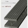 Thanh Lam Gỗ Nhựa Ốp Tường – Trần AWood-AB71x10-darkgrey