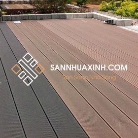 Công trình sàn gỗ nhựa ngoài trời