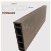 Cột Trụ, Xà Ngang Gỗ Nhựa -AWood-HR150x35-coffee