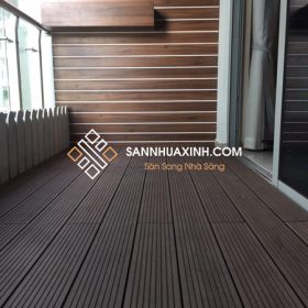 Sàn gỗ nhựa ngoài trời ban công