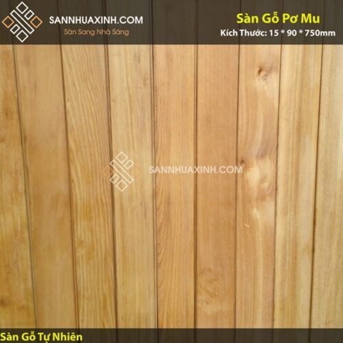 Sàn Gỗ Pơ-mu 15x90x750mm