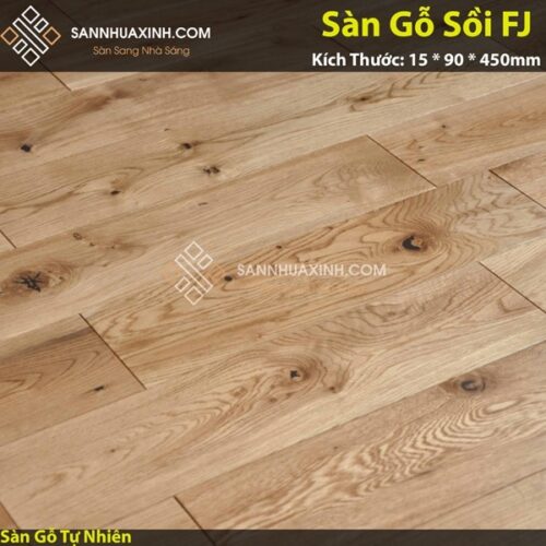 Sàn Gỗ Sồi FJ 15x90x450mm