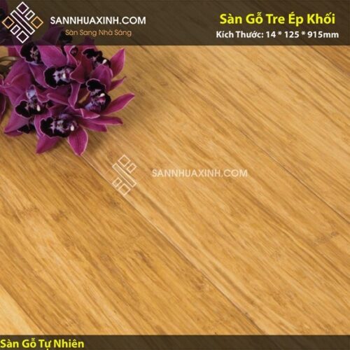Sàn Gỗ Tre Ép Ngang 14x125x915mm