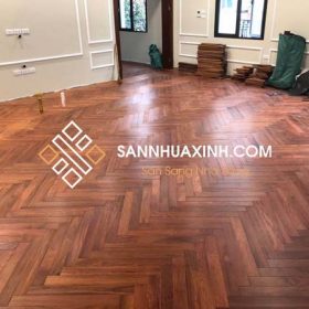 Sàn Gỗ Hương Lào Xương Cá 3