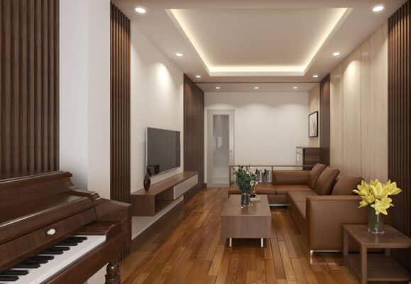 Chọn số đo lam nhựa giả gỗ ốp tường phù hợp với từng không gian