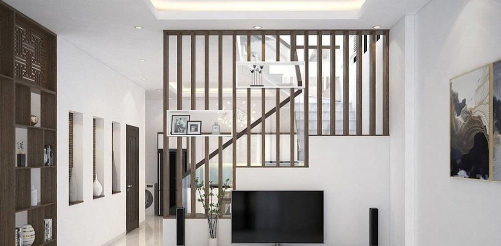 Đơn vị thi công lam gỗ nhựa giả cầu thang uy tín